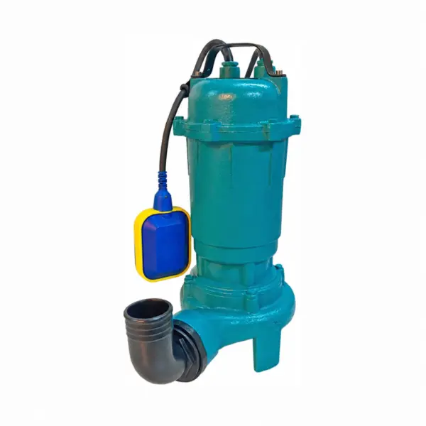 Pompa submersibila pt. apa murdara cu plutitor si cutit CRAFT-TEC AQUA, 3500W, 2860RPM, Debit max.15-25m ³ h, H 20m, Adancime 8m, 1 tol,Fonta, Cablu 10m