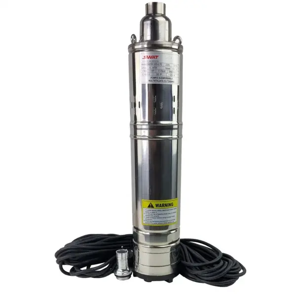 Pompa tun submersibila inox YPAN (SWAT), 4.8m3 ora, 1500w, 100 metri refulare, consum redus, racord inclus