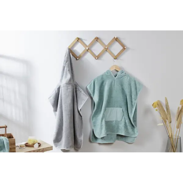 Poncho de baie Rotho Babydesign pentru bebelusi Stone grey