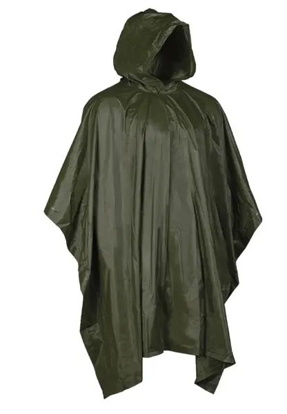 Poncho de ploaie Olive MIL-TEC® – Impermeabil, multifunctional - Default Title