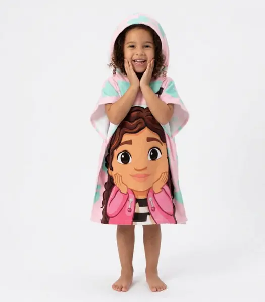 Poncho pentru copii Cerda Gabbys Dollhouse 55x110 cm