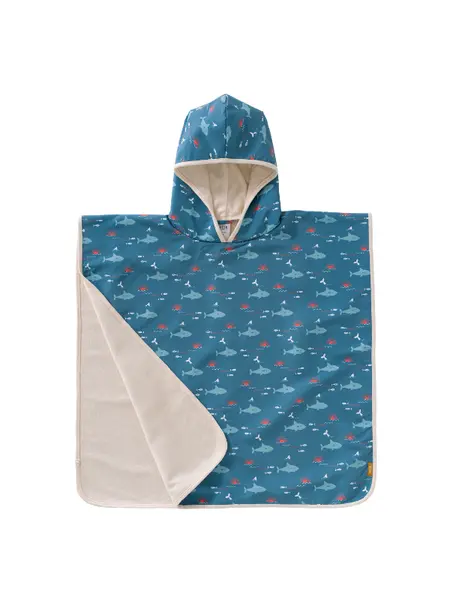 Poncho plaja cu protectie solara model Rechin