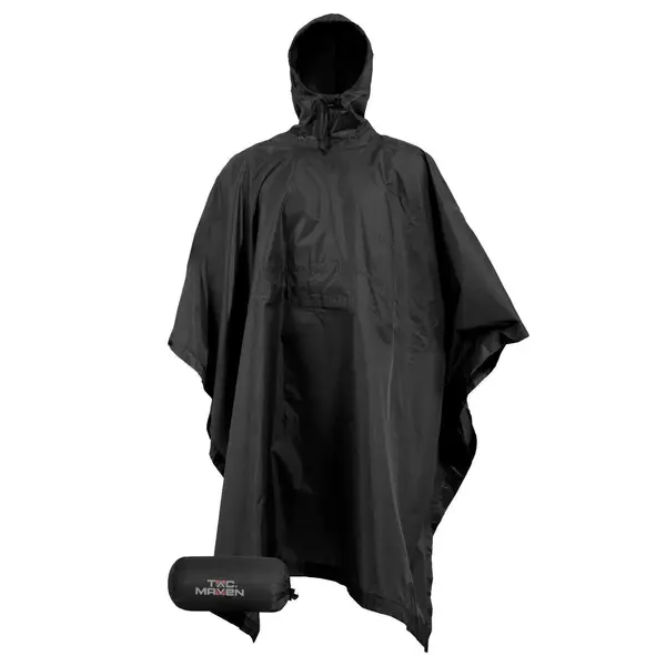 Poncho ploaie Thunder Ripstop TAC MAVEN - NEGRU
