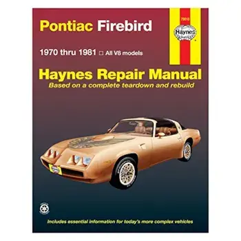 Pontiac Firebird V8, 1970-1981: All V8 Models, Paperback/John Haynes