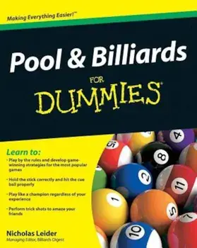 Pool & Billiards for Dummies, Paperback/Nicholas Leider