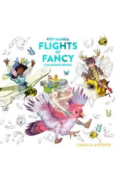 Pop Manga Flights of Fancy Coloring Book - Camilla D'errico