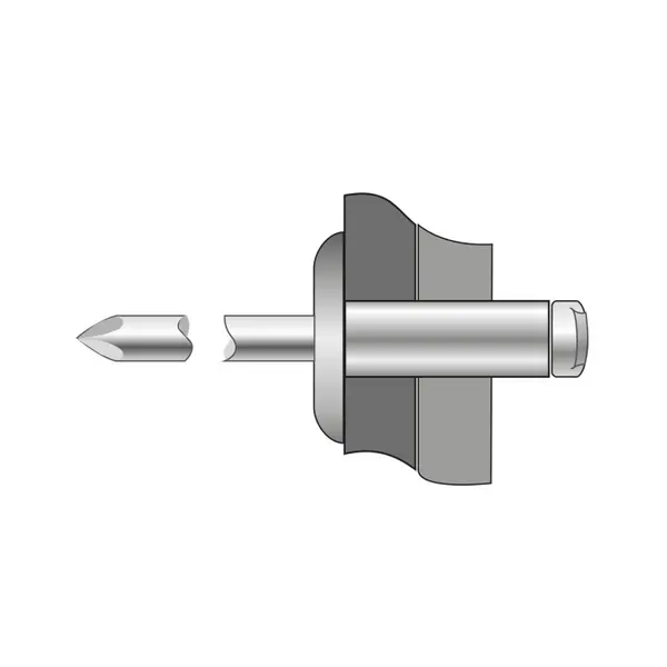 Pop-nituri Cap Extralat Aluminiu Otel-5 X 25