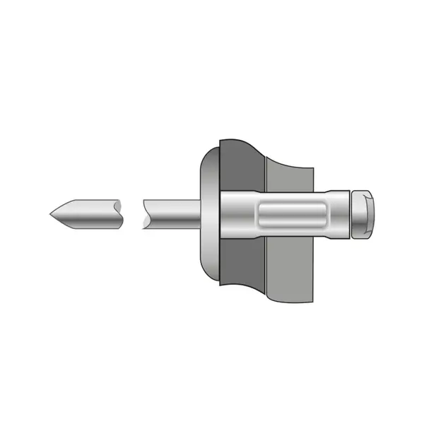 Pop-nituri Multigrip Cap Lat Aluminiu - Inox-4.8 X 17