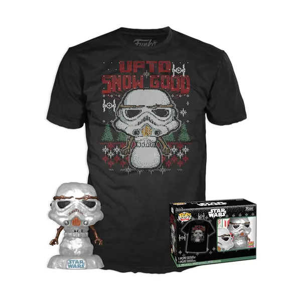 Pop! Star Wars Holiday Stormtrooper Metallic & T Shirt Xl