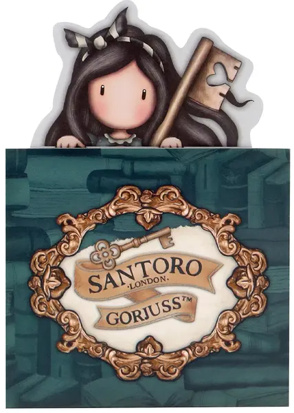 Pop-up memo de Santoro Gorjuss - Through The Looking Glass, Curiozitatea
