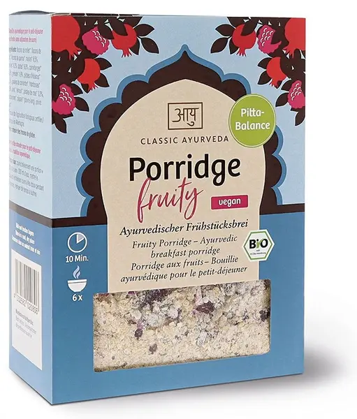 Porridge Fruity Ayurvedic terci cu fructe, 480 g, Amla Natur