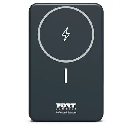 PORT CONNECT Baterie externaPort Connect 10000mAh, , wireless, QI2, Negru