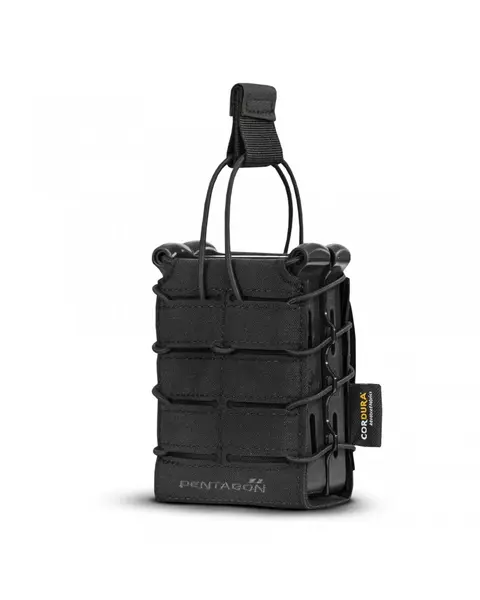 Port incarcator arma 5.56 / 7.62 Dublu ELPIS™ v2 Cordura® PENTAGON - NEGRU