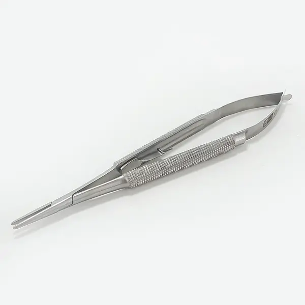 Portac Castroviejo fara striatii pentru acele de sutura, drept 14cm BSF2776