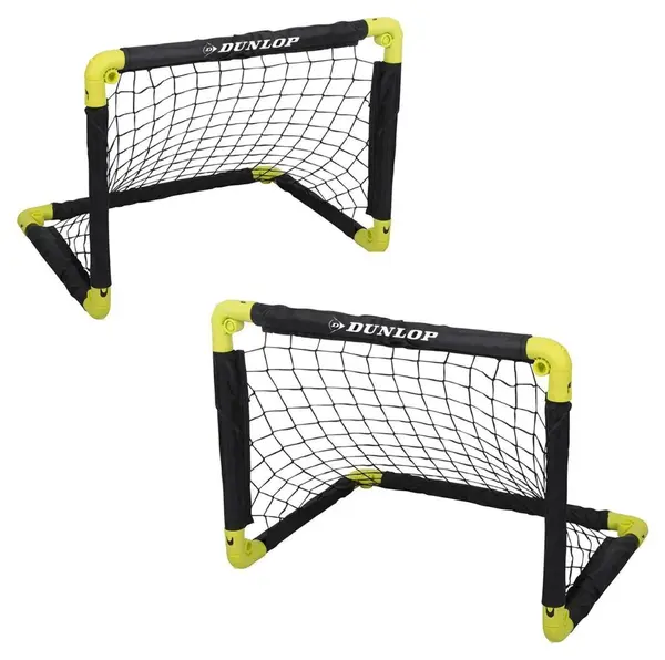 Porți de fotbal pliabile Dunlop - 55 x 44 x 44, 2 bucăți