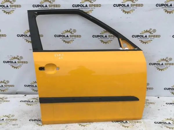 Portiera usa dreapta fata culoare galbena Skoda Fabia 2 (2006-2010)