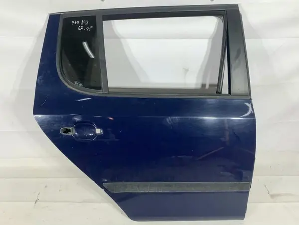 Portiera usa dreapta spate culoare albastra - lf5a Skoda Fabia 2 (2006-2010)