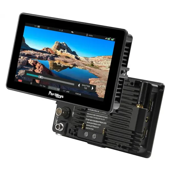 Portkeys Monitor LCD Portkeys BM5IV WR, pentru montare pe camera, 5.5 inch, Touchscreen, 1920 x 1080 pixeli, HDMI/SDI, luminozitate 2000 niti / cd/m², Negru