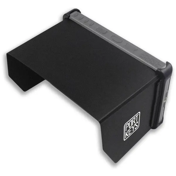 Portkeys Parasolar pentru monitor Portkeys LH7P, reduce reflexiile si lumina directa, dimensiuni 157 x 88 x 104 mm, Negru
