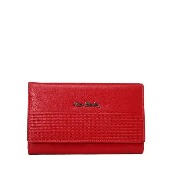 Portmoneu femei Pierre Cardin roșu din piele 7DPU906334R