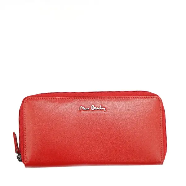 Portmoneu femei Pierre Cardin roșu din piele 7DPU922201R