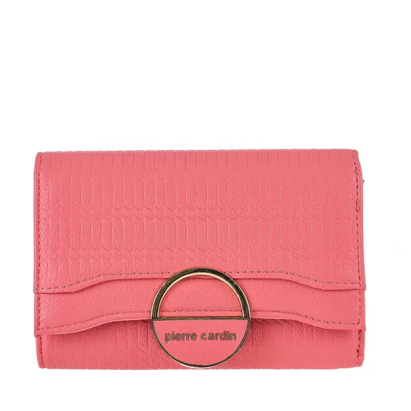 Portmoneu femei Pierre Cardin roz somon 7DPU33704SA