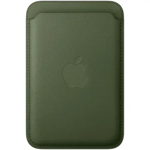 Portofel Apple FineWoven Wallet MGH74ZM/A cu MagSafe pentru iPhone (Verde)