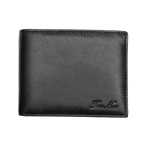 Portofel barbati din piele naturala negru Max,protectie RFID