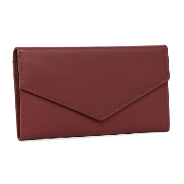 Portofel dama Marquise, Zendaya PT1453, piele naturala, Bordo