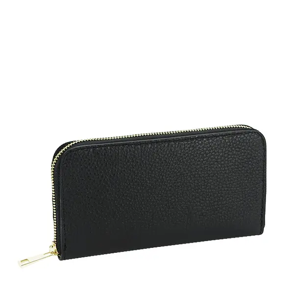 Portofel din piele naturala 8954 07 Negru
