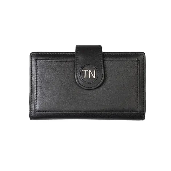Portofel femei din piele naturala negru Mia,protectie RFID