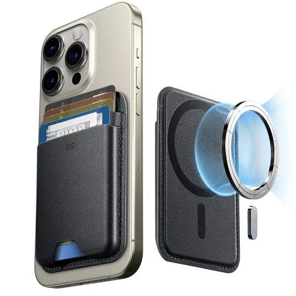 Portofel Magsafe, ESR, Boost, Negru