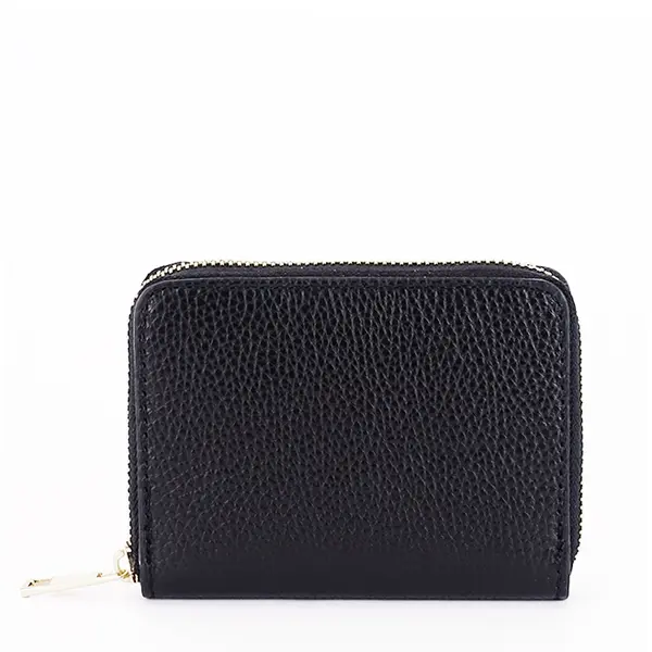 Portofel mic negru din piele naturala 8912 07