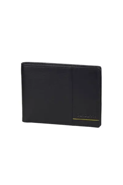 Portofel - Outline, Orizontal - Negru cu Verde Lime | Samsonite