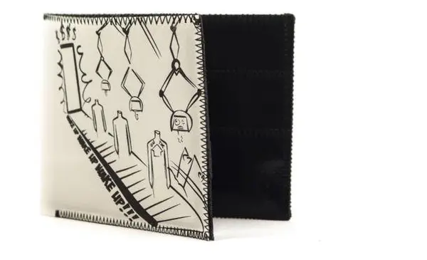 Portofel Slim cu ilustratie - mai multe modele | Upside-down
