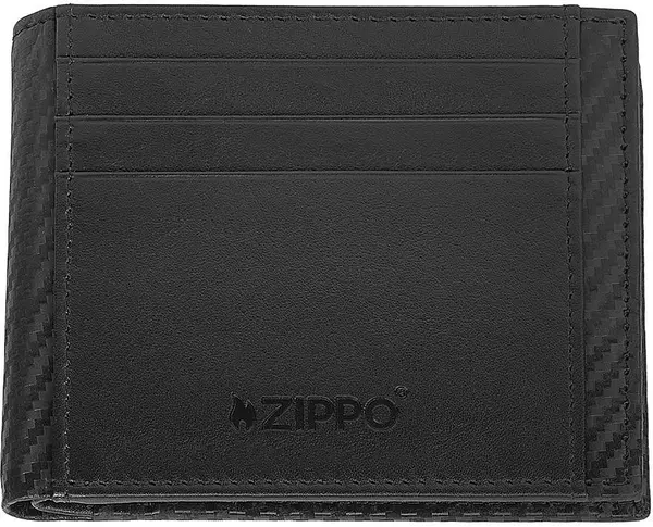 Portofel Zippo Carbon - Cu buzunar pentru monede