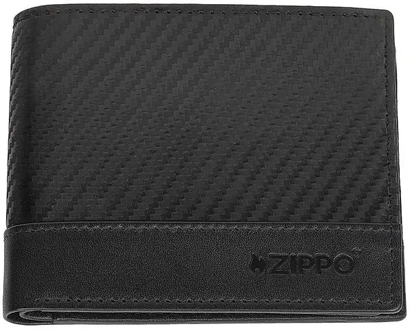 Portofel Zippo Carbon - Tri-Fold, cu buzunar pentru monede
