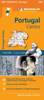 Portugal Centro - Michelin Regional Map 592. Map, Sheet Map/***