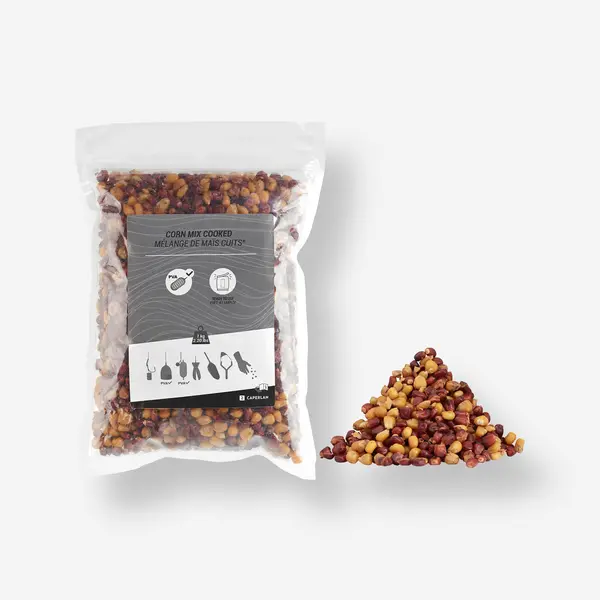 Porumb copt roșu & galben pescuit la crap 1 kg