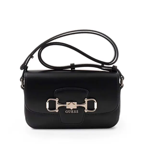 Poșetă crossbody femei Guess Janie neagră 911POSSHWVG9910210N