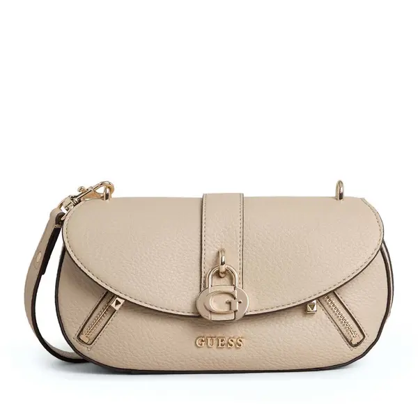 Poșetă crossbody femei Guess Jessa taupe 911POSSHWBG8362060TA