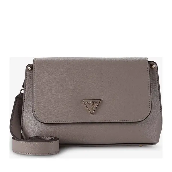 Poșetă crossbody femei Guess Meridian II taupe 911POSSHWBG6974200TA