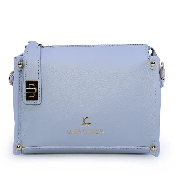Poșetă crossbody femei Luca di Gioia azur din piele 144posp3706az
