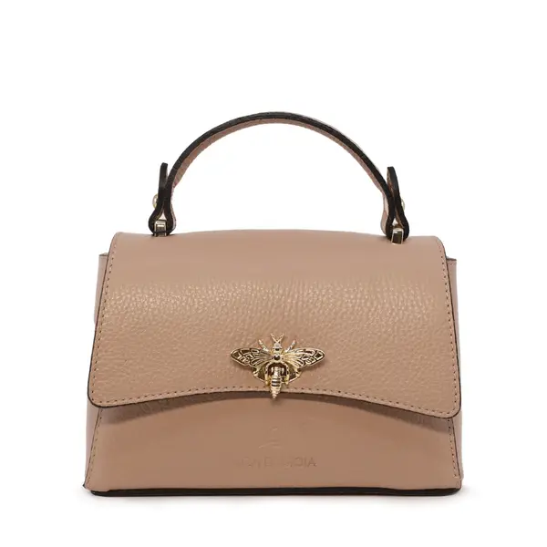 Poșetă micro tote femei Luca di Gioia nude din piele 144POSP3125NU