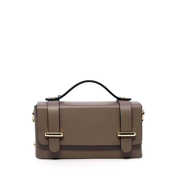 Poșetă mini crossbody femei Luca di Gioia maro din piele 144POSP3578M