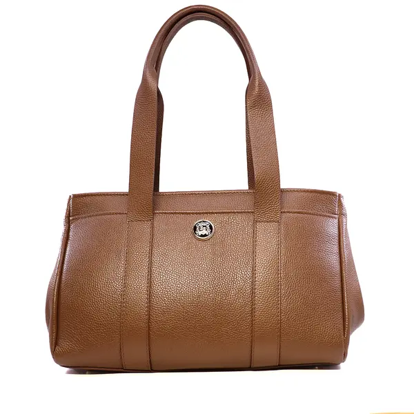 Poșetă shopper femei Enzo Bertini taupe din piele 154POSP3652TA