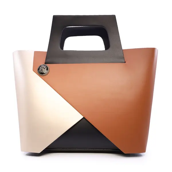Poșetă tote femei Enzo Bertini maro cognac 154posp3356co