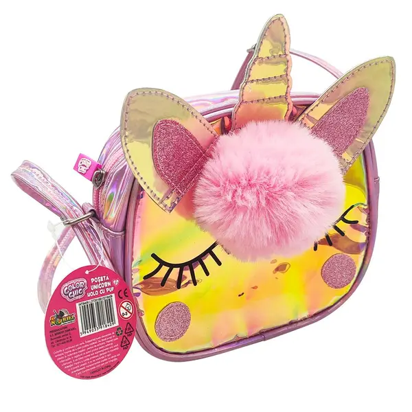 Poseta unicorn, Color Chich, Holo cu puf