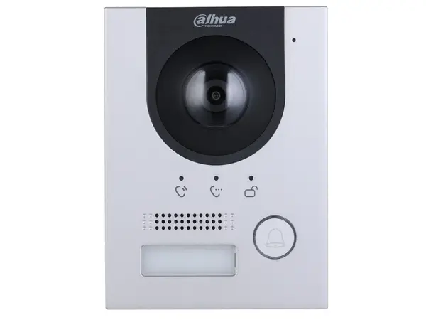 Post exterior videointerfon IP, 2 fire, 1 familie, Dahua VTO2202F-P-S3, montaj aparent/incastrat, 2MP Full HD, PoE, IP65, IK07