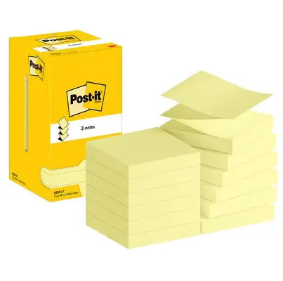 Post-it 3M Z R330 76x76 mm galben 12/set Post-it 3M Z R330 76x76 mm galben 12/set
